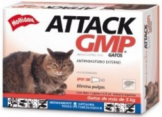 Antipulgas Attack para Gatos 0.75 ml - 5kg en adelante